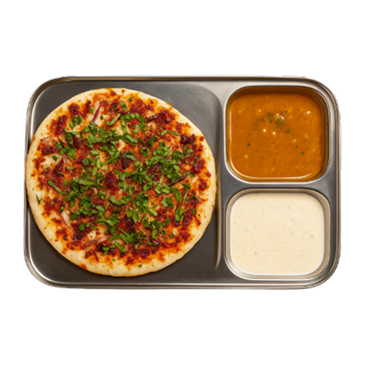 Cheese Onion Chilli Uttapam