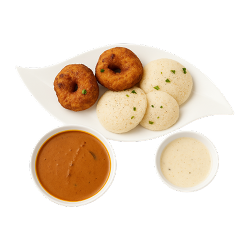 Idly Vada Combo (2 Pcs each)